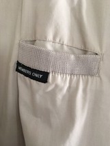 Members Only Men&#39;s Vintage Beige Racing Jacket Windbreaker Zipper Sz 46 ... - €28,87 EUR