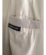 Members Only Men&#39;s Vintage Beige Racing Jacket Windbreaker Zipper Sz 46 ... - €28,87 EUR