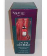Park Avenue Golf Bag Drink Holder Caddy New Golfing Cooler Red White Gift - £15.49 GBP