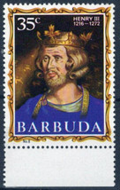 ZAYIX Barbuda 50 MNH Henry III English Monarchs Royalty 062723S66 - £1.18 GBP