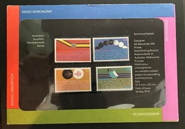 Australia #563, 6, 9, 71 - Science Presentation Pack - Envelope worn aro... - $5.00