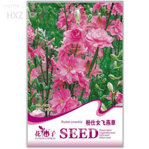 Beautiful Pink Larkspur Flower Original Package 30 seeds - £7.04 GBP