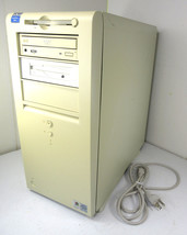 Vintage DELL OPTIPLEX GX1 Pentium II Desktop Computer No HDD Boots to BIOS - £54.34 GBP