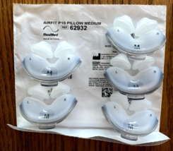 - Lot of 5 - ResMed AirFit P10 Nasal Pillow Medium 62932 - New open package - $655.20 MXN