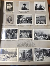 Vtg Post War WWII 1946 Europe European Vacation Snapshots Photo Album Scrapbook - £471.96 GBP