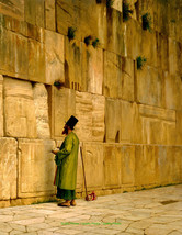 Jewish Man Reads Torah at Wailing Wall  8.5x11&quot; Photo Print Jean-Léon Gérôme - $8.12