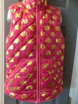 SIMPLY SOUTHERN Pink &amp; Gold Elephants Sleeveless Vest Size M Youth EUC - $21.90