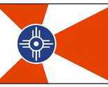Wichita Kansas Vinyl City Flag Sticker Decal F554 - £1.52 GBP+