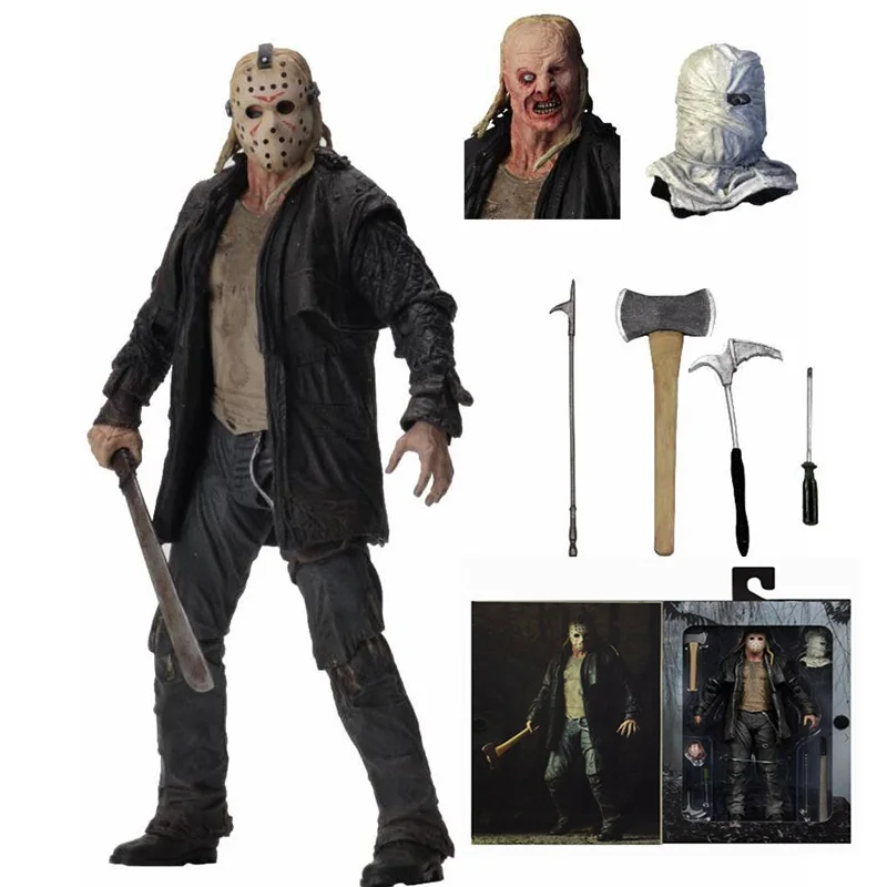 The 13th Firday Classic Horrible Movie NECA Jason Voorhees Action Figures Toys - $36.98