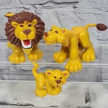 Vtg 90s FP Animal Families Lion Figures Lot Jungle King Lioness Mom Cub ... - £11.47 GBP