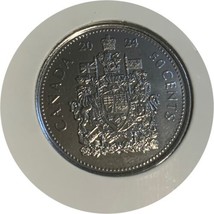 Canada 2024 King Charles III  50 Cent Coat of Arms Half Dollar Coin BU - £1.13 GBP