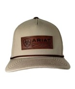Ariat Men&#39;s Flexfit 110 Adjustable Snapback Cap Beige Brown One size fit... - $22.23 CAD