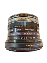 lot of 7 Mix Filter lens  52mm Hoya, Vivitar Samigon - $28.70
