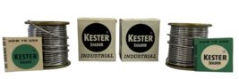 2 Kester Industrial Solder Powdered Resin  60/40 .081 Diameter Core 66 ￼NEW - £63.98 GBP