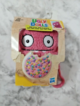 Hasbro Ugly Dolls Moxy To-Go Stuffed Plush Toy 5&quot; Clip On New in Torn Box Pink - £4.64 GBP