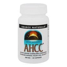 Source Naturals AHCC 500mg, 30 Capsules - £29.80 GBP