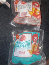 2-1994 Mc Donald&#39;s Kids Happy Meal TOY-AMAZING WILDLIFE-KOALA! Elephant! - £2.33 GBP