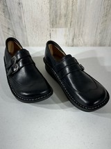 Alegria Alli Clog Shoes Size 9 Black Leather Nursing Medical Comfort All... - $39.57