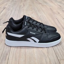 Reebok Royal Prime 2 Mens Size 7 Black Leather Classic Shoes - £31.06 GBP