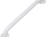 White 18 In. X 1-1/2 In. Acrylic Grab Bar With Concealed Screw By E-Z Grab. - £26.81 GBP
