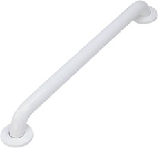 White 18 In. X 1-1/2 In. Acrylic Grab Bar With Concealed Screw By E-Z Grab. - £26.66 GBP