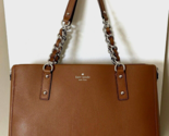 New Kate Spade Andee Cobble Hill Satchel Leather Warm Gingerbread with D... - $128.16
