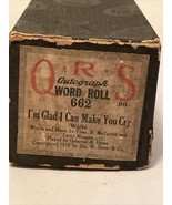 QRS Word Roll 662 I&#39;m Glad I Can make you Cry Waltz - £8.79 GBP