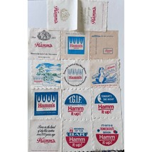 Hamm&#39;s Brewing Beer Paper Napkins Advertising Bear Minnesota Twins Lot o... - £17.77 GBP