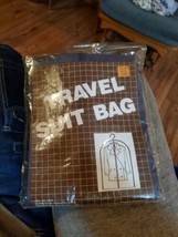 Vintage Blue Travel Suit Bag NoS!!!  Keep Those Suits Presentable! - £10.95 GBP