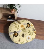 Whimsical Bees &amp; Honeycombs Nature-Friendly Pattern Design Tufted Floor ... - $2,312.40 MXN+