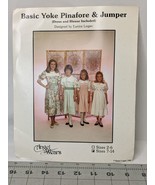 Angel Wears Basic Yoke Pinafore Jumper Pattern Size 7-14 Uncut - $6.26