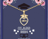 Graduation Gifts for Her 2024 - Graduation Cap Necklace Class of 2024 Gr... - £21.55 GBP