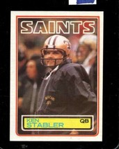 1983 Topps #118 Ken Stabler Nm Saints Hof *X101796 - £3.55 GBP