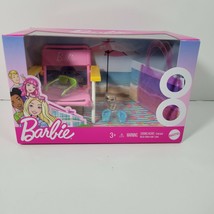 BARBIE Doll Accessories Pack Beach Chair Flip Flops Sunglasses Beach Bag Towel - £14.23 GBP