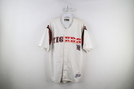 Vtg Mens M Distressed Autographed Lance Parrish Detroit Tigers Baseball ... - £66.69 GBP