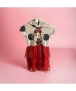 Disney Dress Girls Minnie Mouse Tutu Hood Ears Size M 7/8 Short Sleeve R... - €16,81 EUR