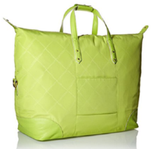 Vera Bradley PREPPY POLY TRAVEL DUFFEL Citrine Lined New Luggage Duffle Bag - $127.71