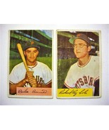 (2) 1954 Bowman Baseball Cards-#27 Cole and #171 Bernier-Ptrates - £4.70 GBP