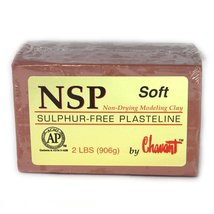 Chavant Clay - NSP Soft Brown - Sculpting and Modeling Clay (40lb Case) - £233.37 GBP