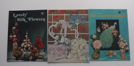 Artificial Flower Making Craft books / booklets Lot of 3 Keepsake Ribbon... - £6.04 GBP