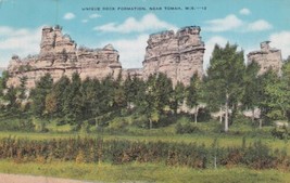 Unique Rock Formation Tomah Wisconsin WI Postcard C11 - $2.99