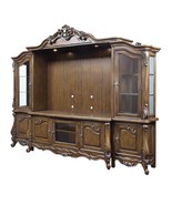 Latisha Entertainment Center, Antique Oak Finish - €3.228,31 EUR