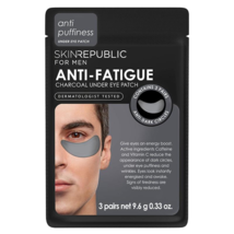 Skin Republic Mens Anti-Fatigue Charcoal Under Eye Patch 3 Pack - £57.42 GBP