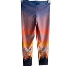 Women&#39;s Leggings Size S Ash Photo Design Graphic Art Sunset - £10.56 GBP