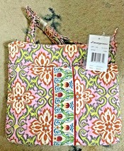 New D&#39;Margeaux Pink Lotus 6 Compartment Quilt Boho Shoulder Bag Crossbod... - $18.81