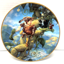 Bradford Knowles Jack and the Beanstalk Vintage Porcelain Plate - $184.69 MXN