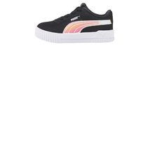 PUMA Carina Holo Little Kids Shoes in Black/Silver, Size 2 - $47.44