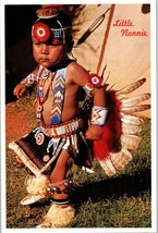 The Thriller Little Nonnie 2 Year Old Pawnee-Otoe Indian dance Arizona Postcard - £4.04 GBP
