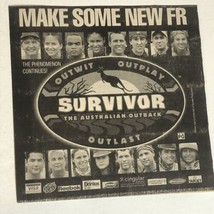 Survivor Australian Outback Tv Guide Vintage Print Ad Reality Show Tpa7 - £4.68 GBP