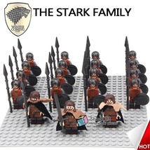 19pcs Game of Thrones Minifigures The Stark Family Army Eddard Stark Jory Cassel - $31.99